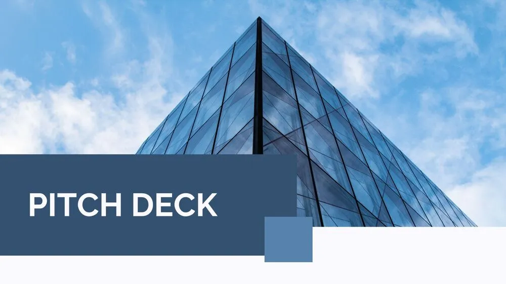 Blue Corporate Pitch Deck Presentation Template for PowerPoint, Canva & Google Slides