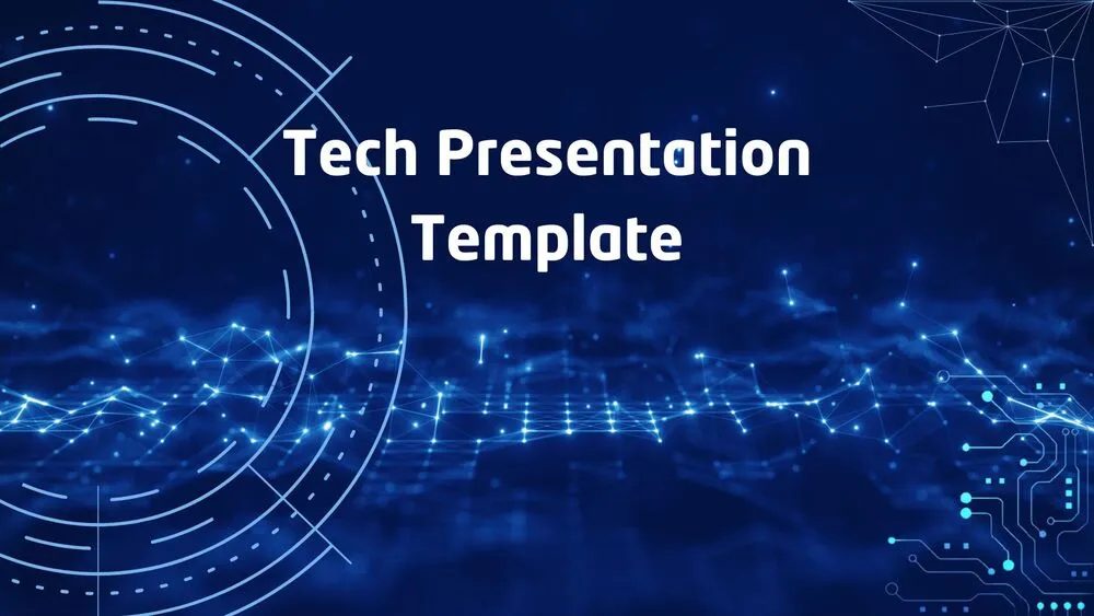 Image Blue Tech Evolution Presentation Template for PowerPoint, Canva & Google Slides Creative-Backgrounds-Cool-Futuristic