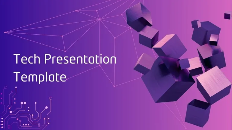 image Purple Gradient Tech Presentation Template for PowerPoint, Canva & Google Slides Backgrounds-Cool-Futuristic