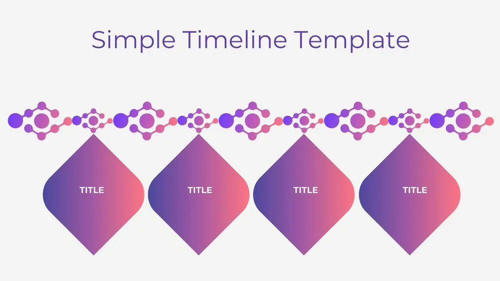 Atom Path Timeline Diagram Presentation Template for PowerPoint, Canva & Google Slides