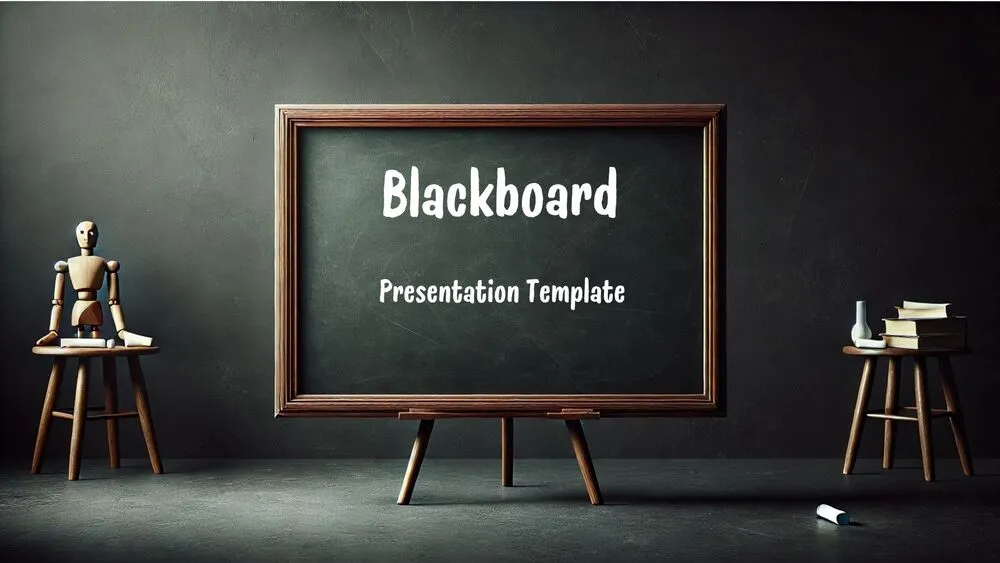 Classroom Blackboard Presentation Template for PowerPoint, Canva & Google Slides