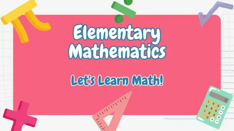 Elementary Mathematics Presentation Template for PowerPoint, Canva & Google Slides