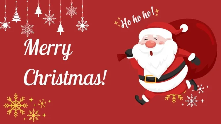 Festive Red Christmas Presentation Template for PowerPoint, Canva & Google Slides