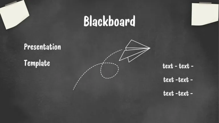 Full Blackboard Presentation Template for PowerPoint, Canva & Google Slides