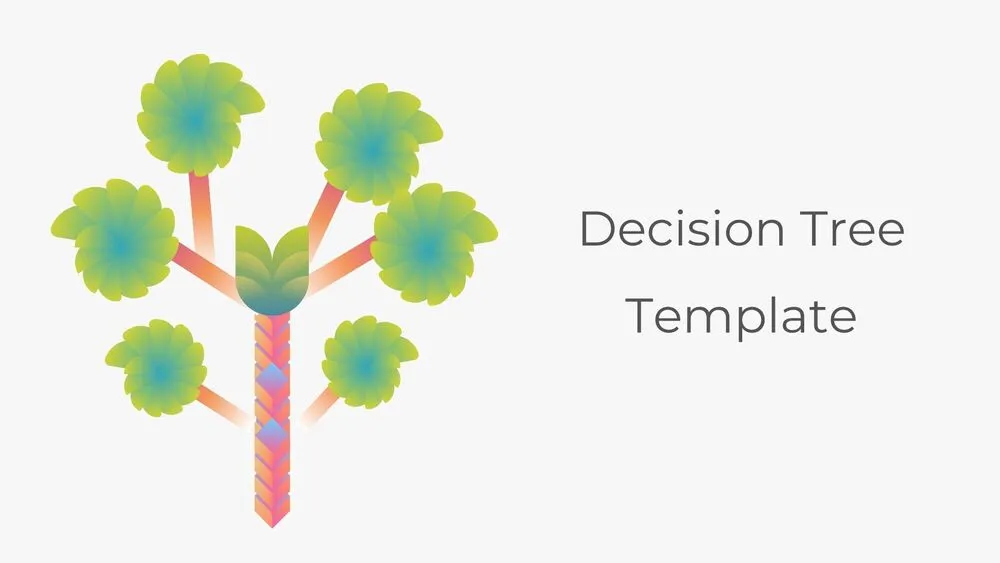 Futuristic Geometric Decision Tree Presentation Template for PowerPoint, Canva & Google Slides