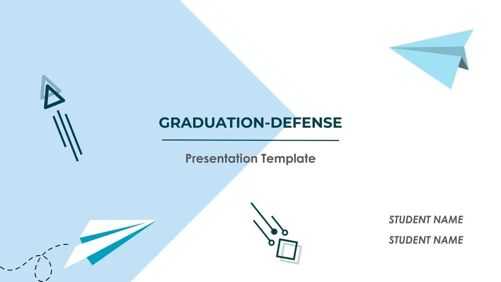 Graduation Defense Presentation Template for PowerPoint, Canva & Google Slides
