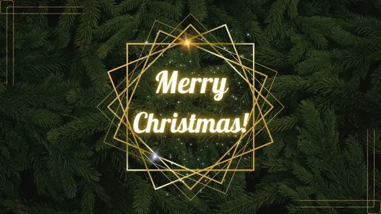 Luxury Green & Gold Christmas Presentation Template for PowerPoint, Canva & Google Slides