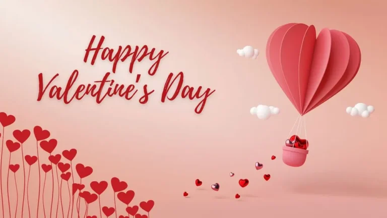 Pastel Balloon Hearts Valentine’s Day Presentation Template for PowerPoint, Canva & Google Slides