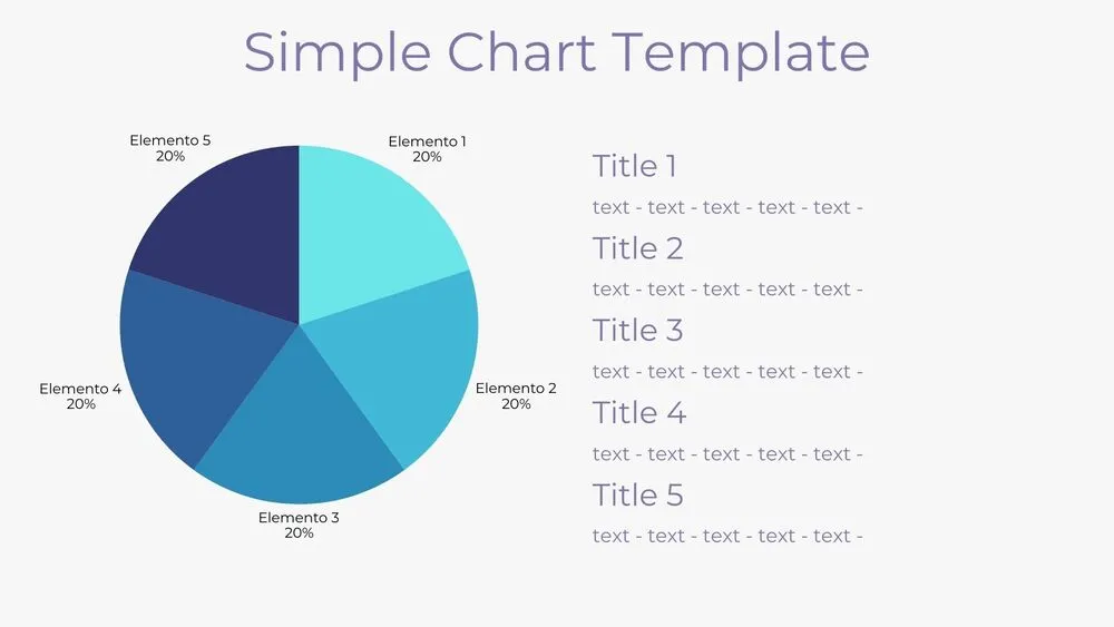 Solid Pie Chart Presentation Template for PowerPoint, Canva & Google Slides