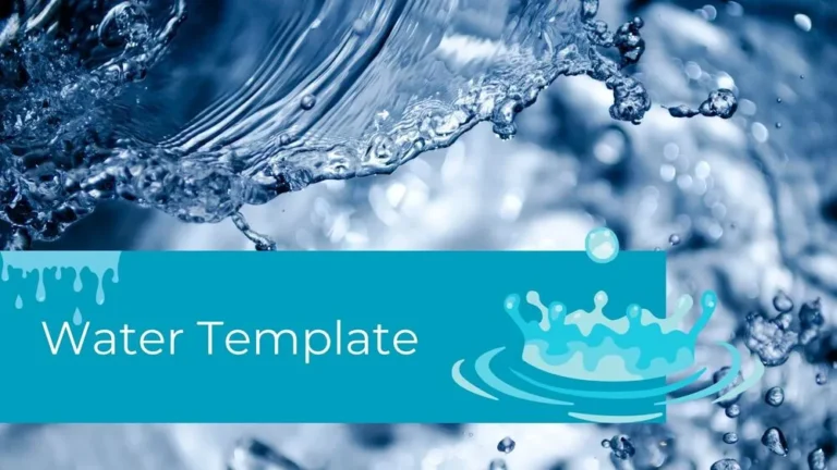 Water Sustainability Presentation Template for PowerPoint, Canva & Google Slides